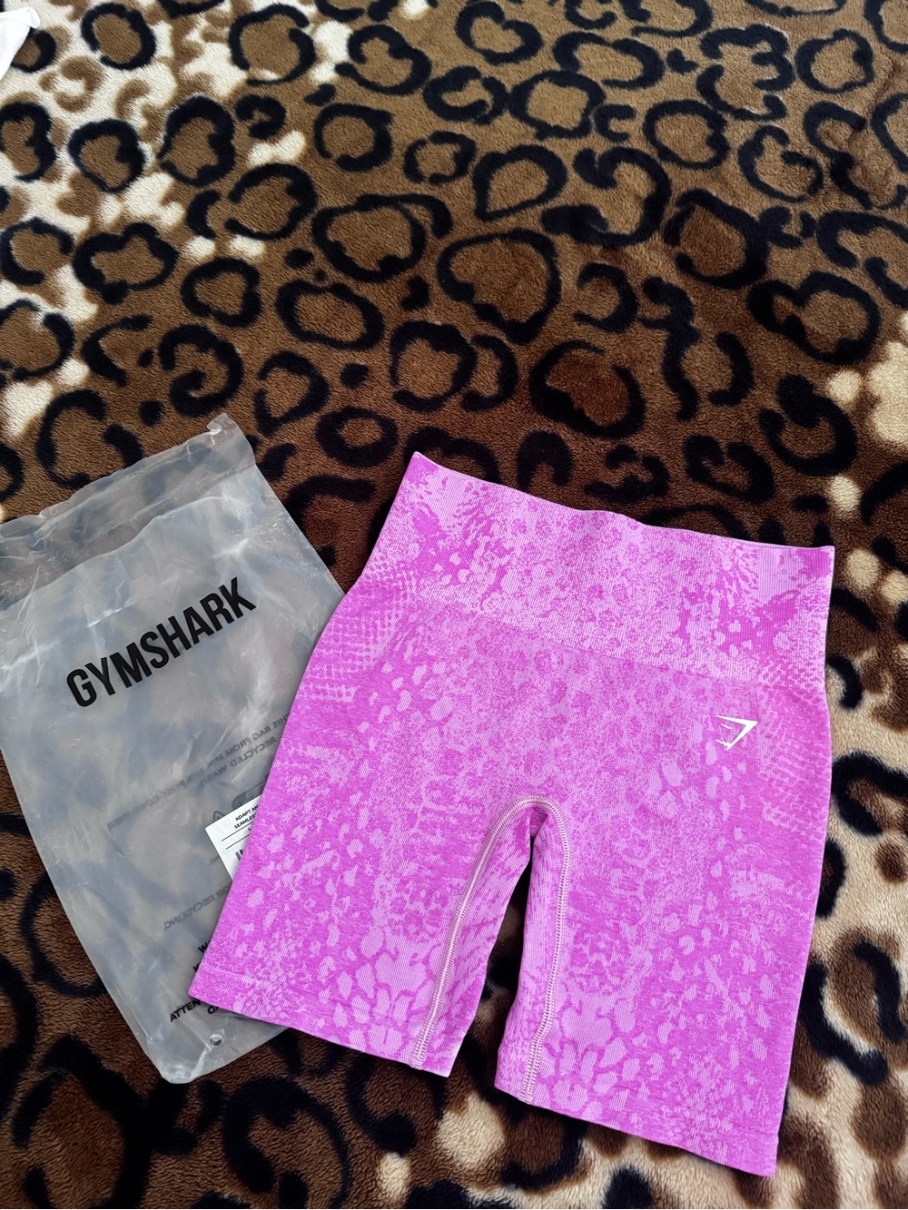 Gymshark Women’s Pink Seamless High-Rise Bike Shorts